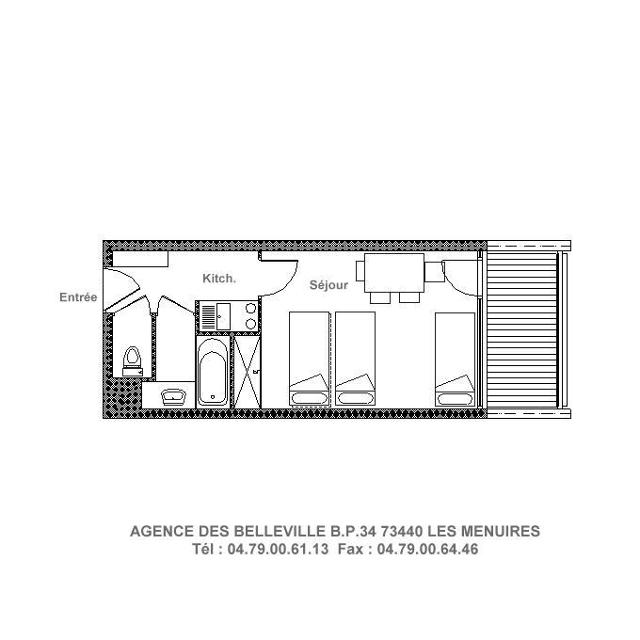 travelski home choice - Flats CHAVIERE - Les Menuires Croisette
