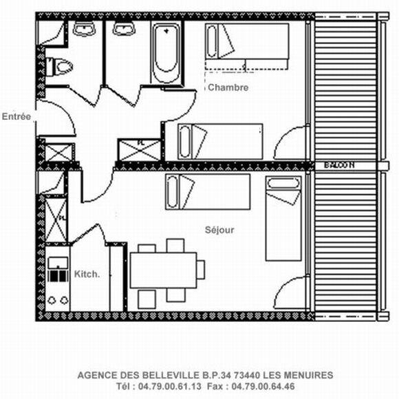 travelski home choice - Flats CHAVIERE - Les Menuires Croisette