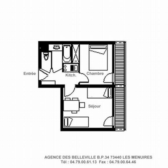 travelski home choice - Flats CHAVIERE - Les Menuires Croisette