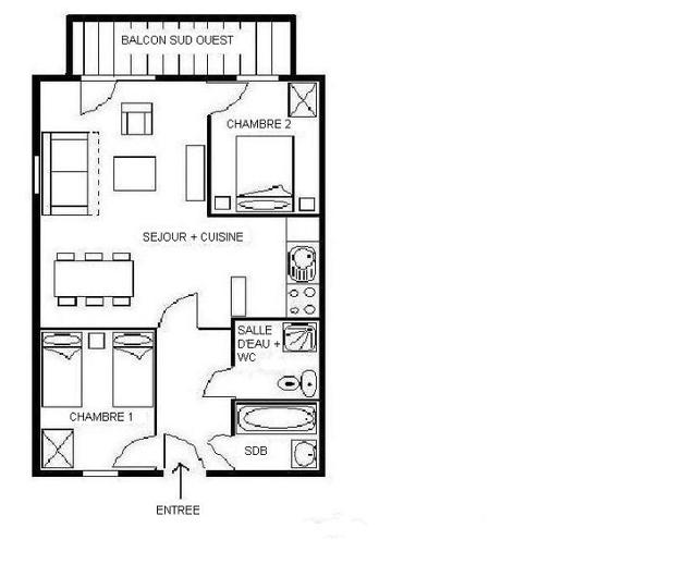 travelski home choice - Flats LES CRISTAUX - Les Menuires Preyerand