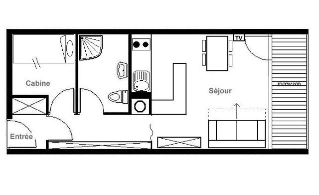 Appartements Asters A1 - Les Menuires Fontanettes