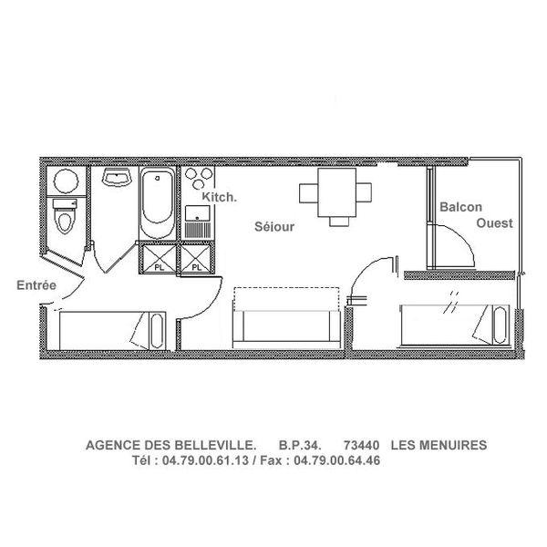 Flats CARLINES II - Les Menuires Bruyères