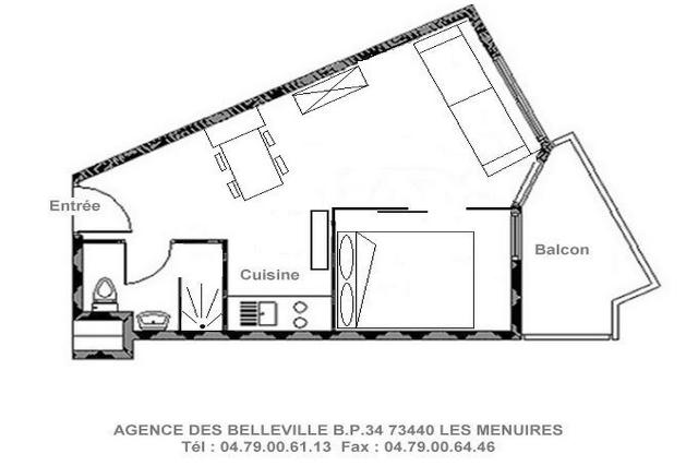 Flats MEDIAN - Les Menuires Reberty 1850