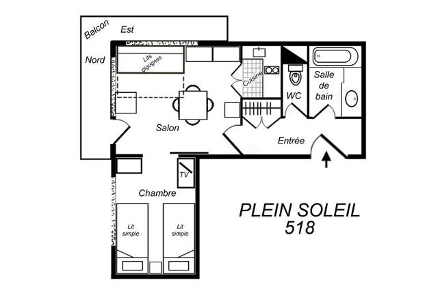 Appartements Residence Plein Soleil - Méribel Mottaret 1850
