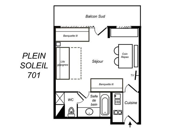 Appartements Residence Plein Soleil - Méribel Mottaret 1850