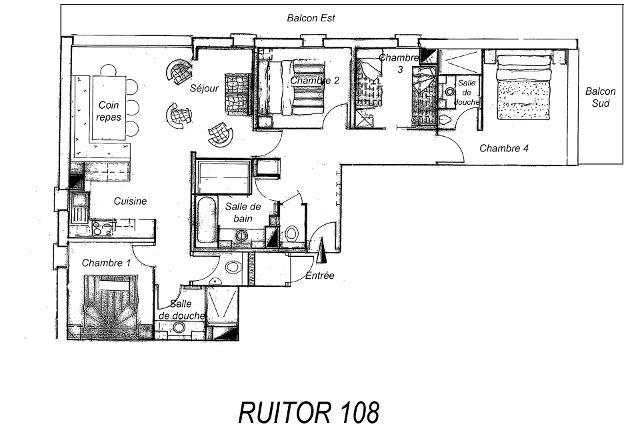 Appartements Residence Ruitor - Méribel Mottaret 1850