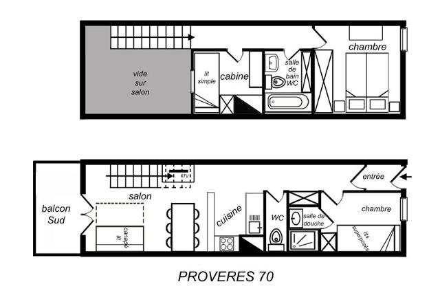Appartements Residence Proveres - Méribel Mottaret 1850