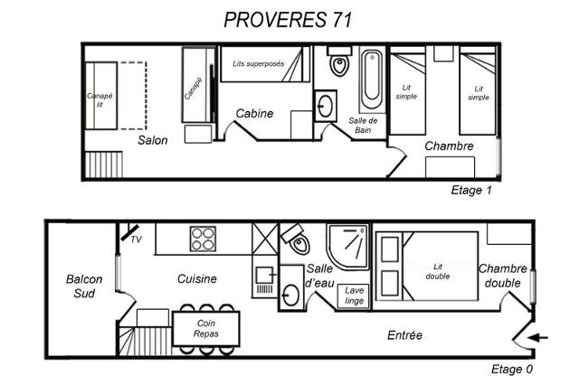 Appartements Residence Proveres - Méribel Mottaret 1850