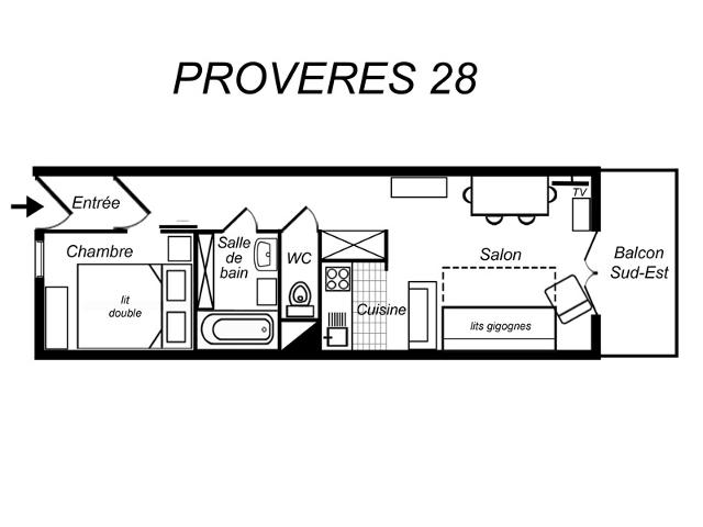 Appartements Residence Proveres - Méribel Mottaret 1850