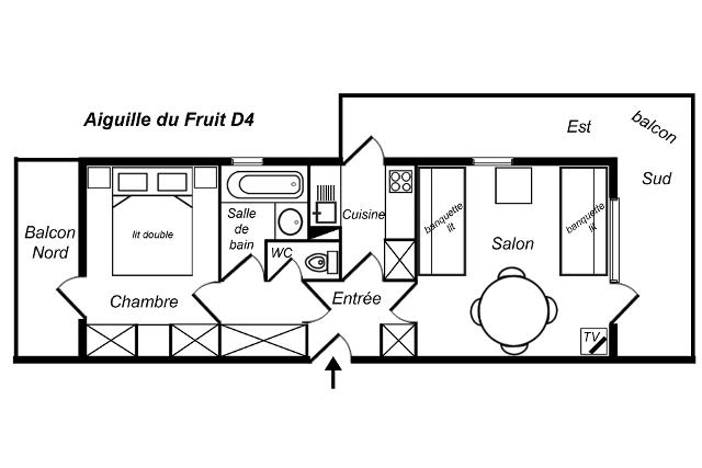 Appartements Res Aiguille Du Fruit - Méribel Mottaret 1850