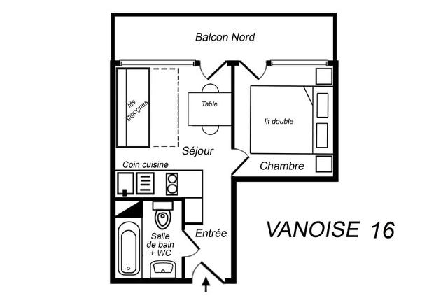 Appartements Residence Vanoise - Méribel Mottaret 1850
