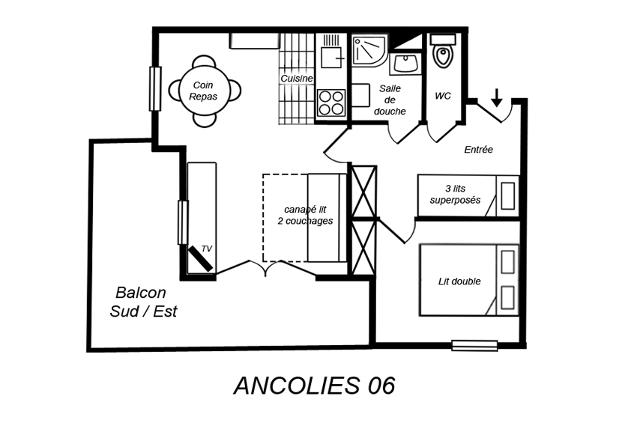 Appartements Residence Ancolies - Méribel Mottaret 1850