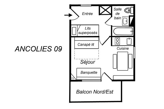 Appartements Residence Ancolies - Méribel Mottaret 1850