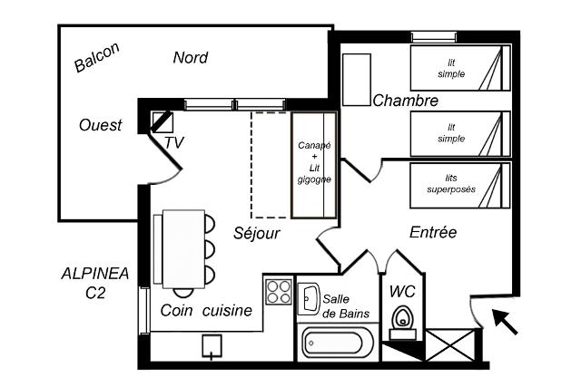 Appartements Residence Alpinea - Méribel Mottaret 1850
