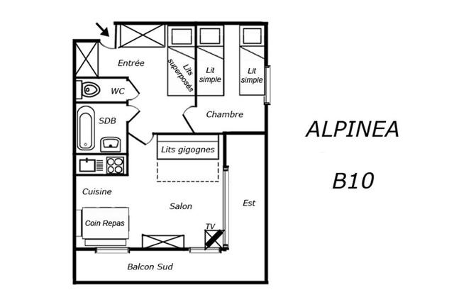 Appartements Residence Alpinea - Méribel Mottaret 1850