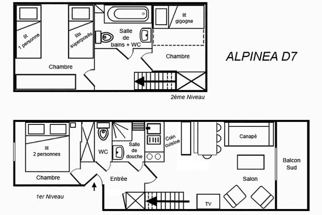 Appartements Residence Alpinea - Méribel Mottaret 1850