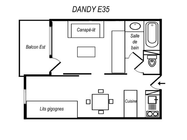 Appartements Residence Dandy - Méribel Mottaret 1850