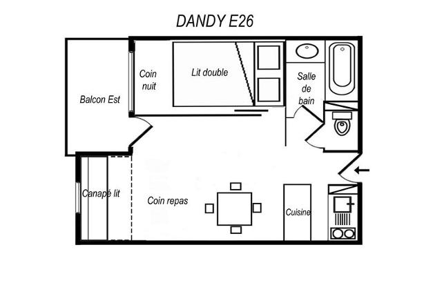 Appartements Residence Dandy - Méribel Mottaret 1850
