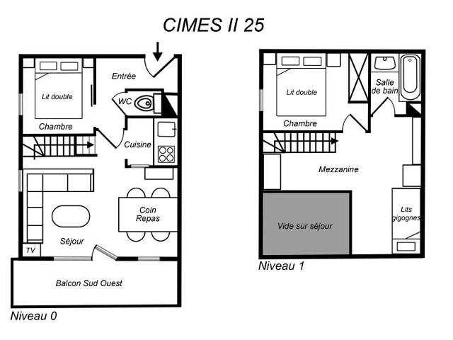 Appartements Residence Cimes Ii - Méribel Mottaret 1850