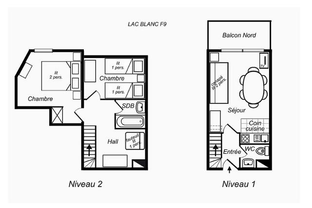 Appartements Residence Lac Blanc - Méribel Mottaret 1850