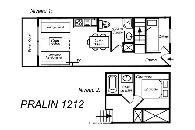 Appartements Residence Pralin - Méribel Mottaret 1850