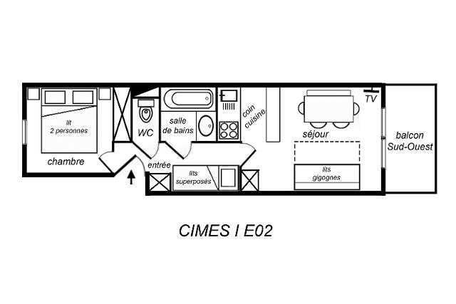 Appartements Residence Cimes I - Méribel Mottaret 1850