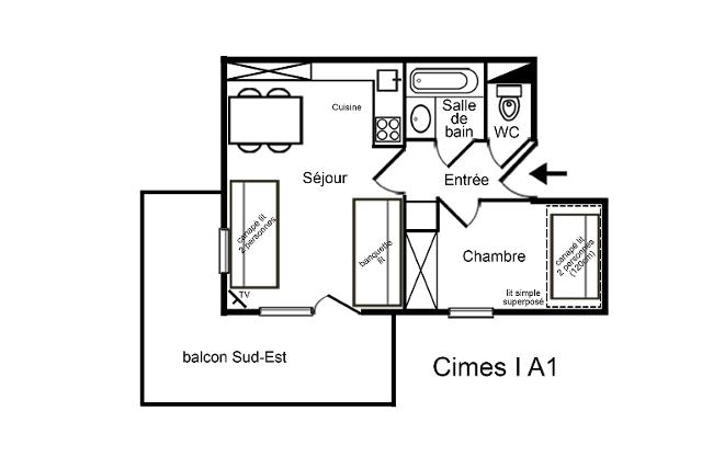 Appartements Residence Cimes I - Méribel Mottaret 1850
