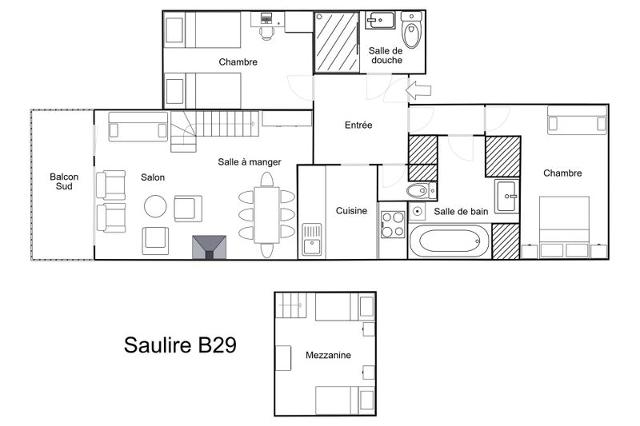 Appartements Residence Saulire - Méribel Mottaret 1850