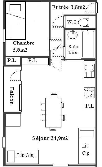 Appartements Fleurs - Aussois