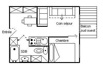Appartements Necou - Les Menuires Reberty 2000