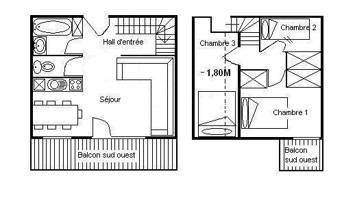 travelski home choice - Flats NECOU - Les Menuires Reberty 2000