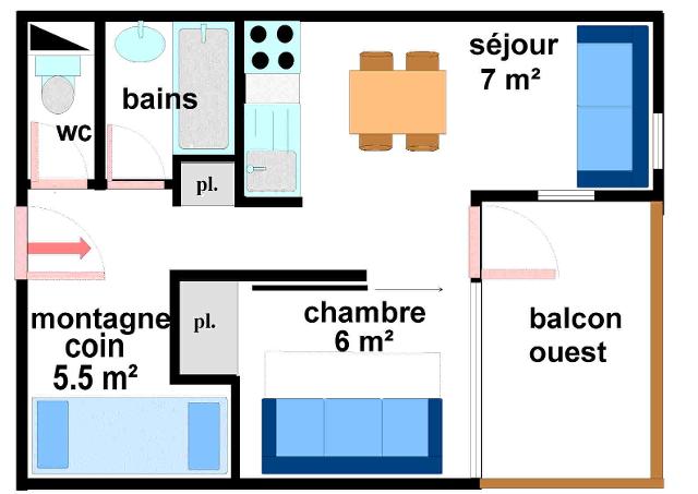 Appartements Belle - Val Cenis Lanslevillard
