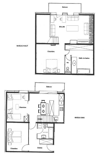 Appartements Les Dauphinelles - Méribel Altiport 1700
