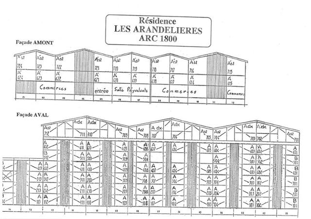 Appartements Arandelieres - Les Arcs 1800