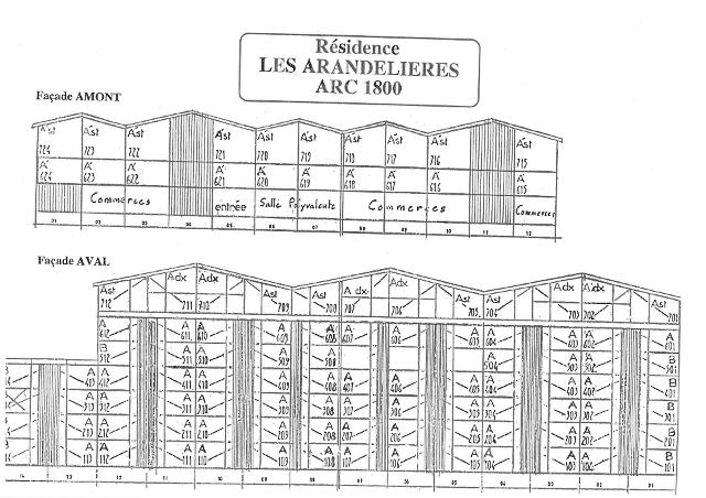 Appartements Arandelieres - Les Arcs 1800