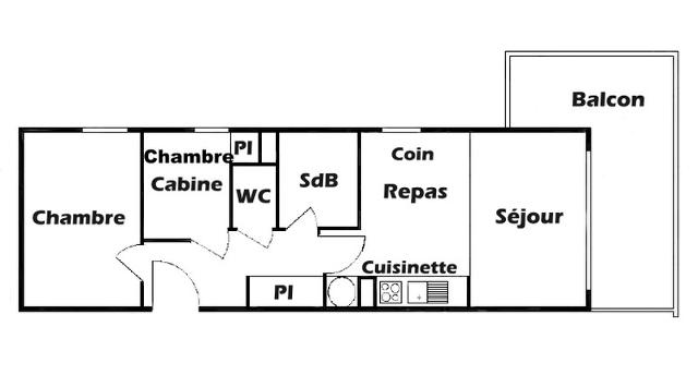 Appartements Cristal 6 - Les Saisies