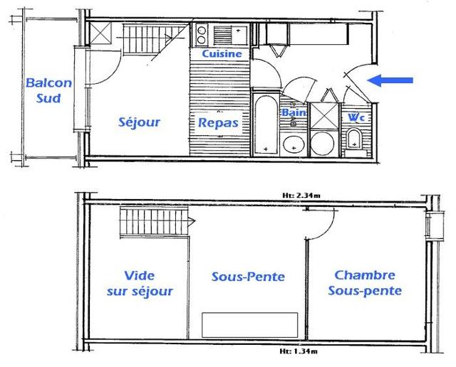 Appartements Grand Mont 4 - Les Saisies