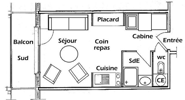 Appartements Mont Blanc A - Les Saisies