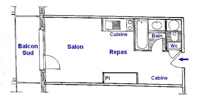 Appartements Mont Blanc A - Les Saisies