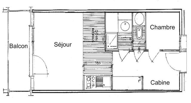 Appartements Mont Blanc C - Les Saisies