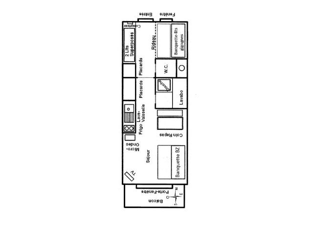 Appartements Mont Blanc C - Les Saisies