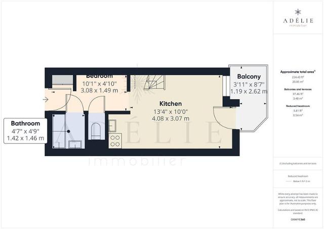 Appartement Bouquetins A BQA302 - La Rosière