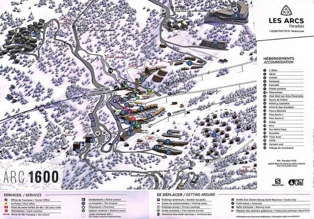 Appartements Les Arolles - Les Arcs 1600