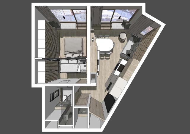 Appartements Les Charmettes - Les Arcs 1600