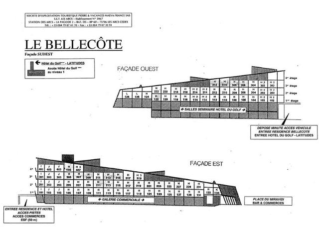 Appartements Bellecote - Les Arcs 1800