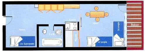 Appartements Belles Challes - Les Arcs 1800