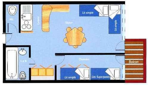 Appartements Tournavelles - Les Arcs 1800