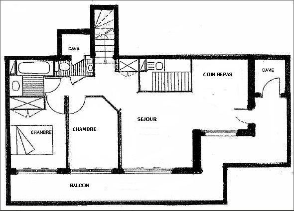 Appartements Tsanteleina - Méribel Centre 1600