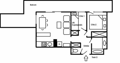 Appartements Tsanteleina - Méribel Centre 1600